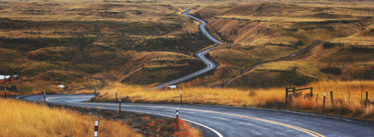 choosing the right path - country road