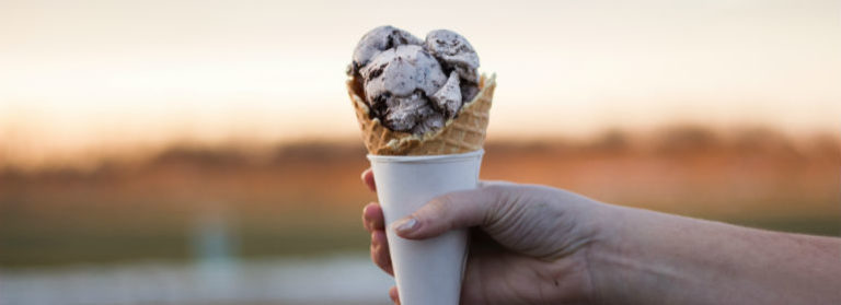 Ice Cream on a beach